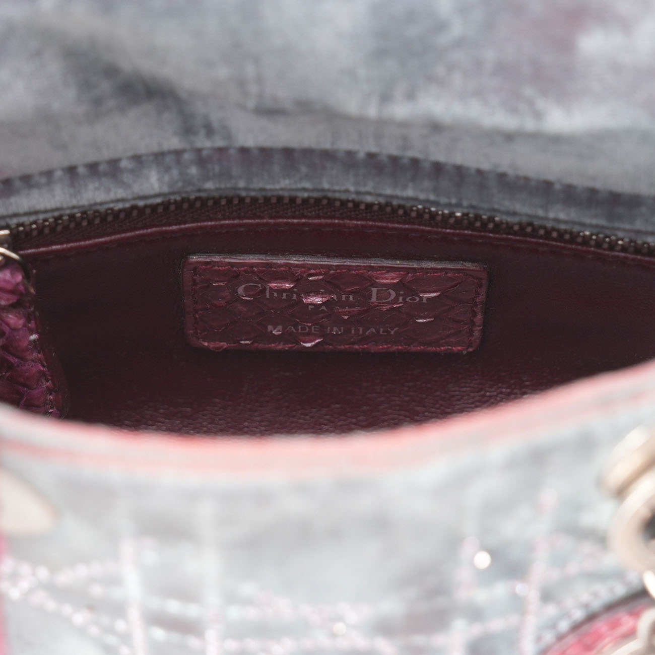CHRISTIAN DIOR(USED)디올 벨벳 레이디디올 미니
